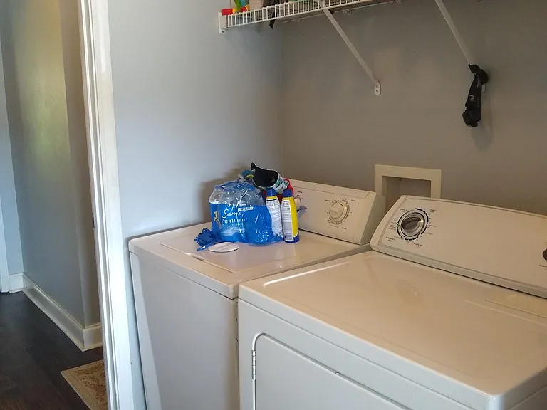 Laundry room at Garage entry