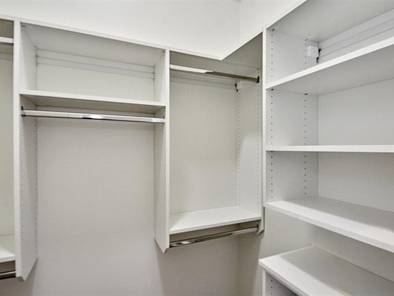 Custom built out closets