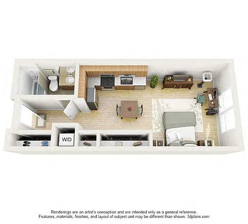 Floor plan Donzi Studio