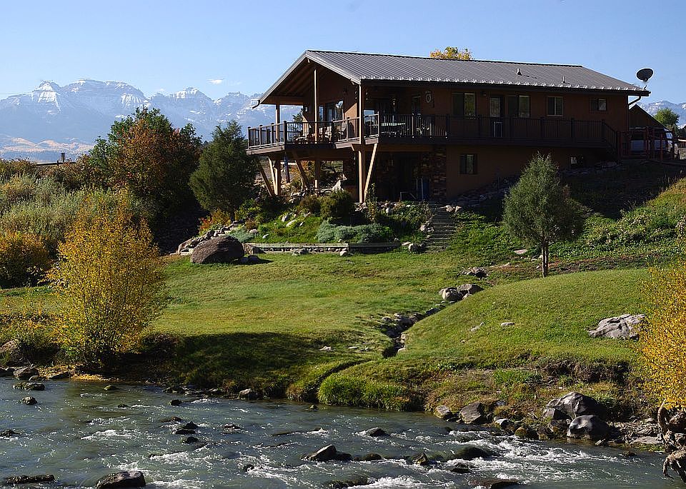 House with Spectacular River