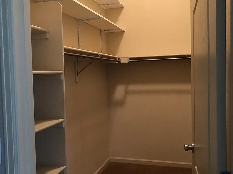 Large walk-in closet for all your STUFF.