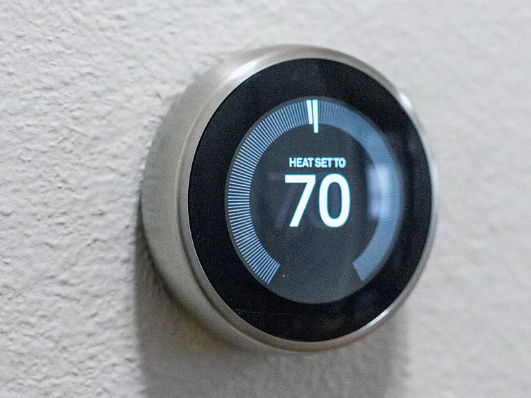 Experience smart living with the nest smart thermostat - a seamless blend of convenience and energy.