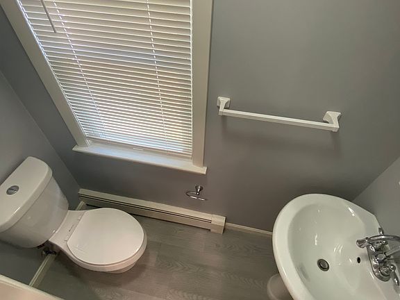 1/2 bath off of the kitchen.