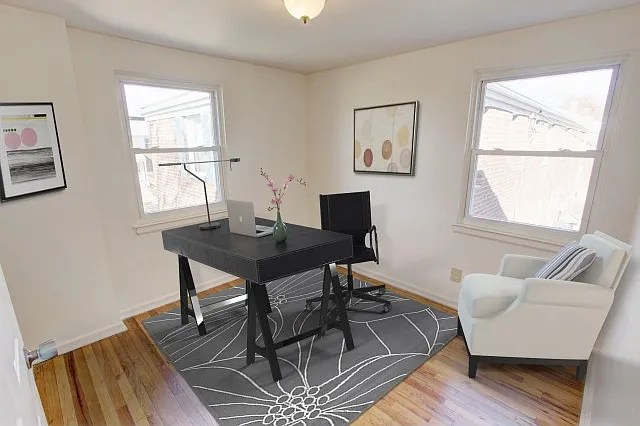 The Second Bedroom of the Hudson and The Empire as an office *Virtually staged