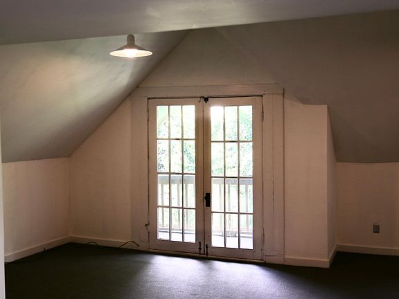 French doors to balcony