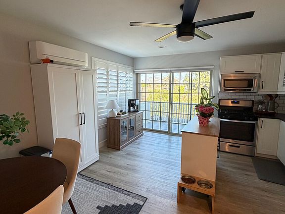 upstairs kitchen/dining area