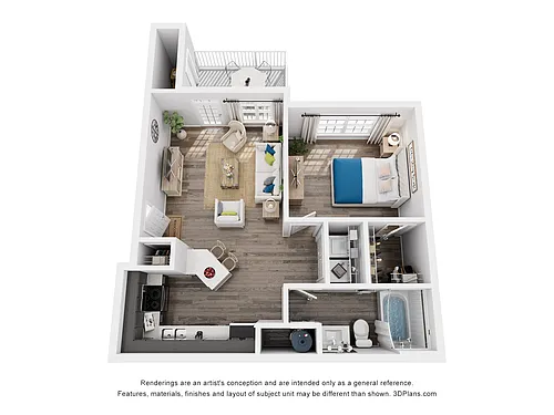 Floor plan Juliette