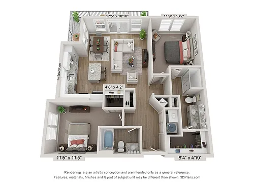 Floor plan B3