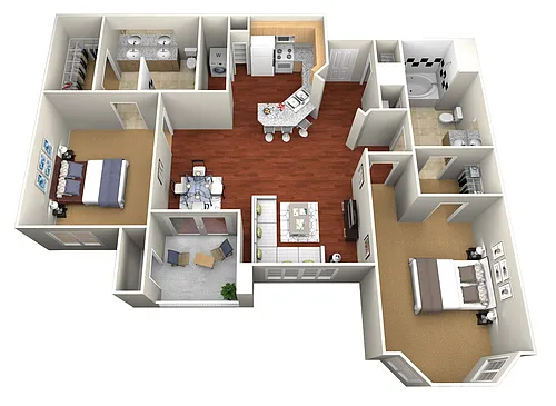 Floor plan B3