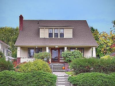 large, welcoming front porch