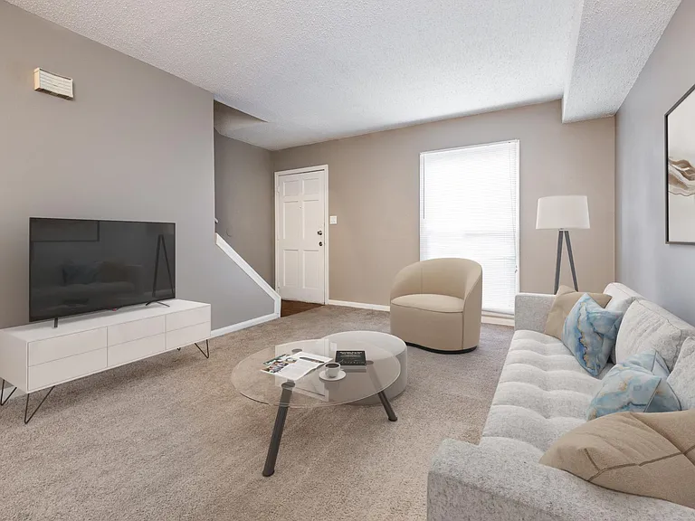 Classic townhome living room