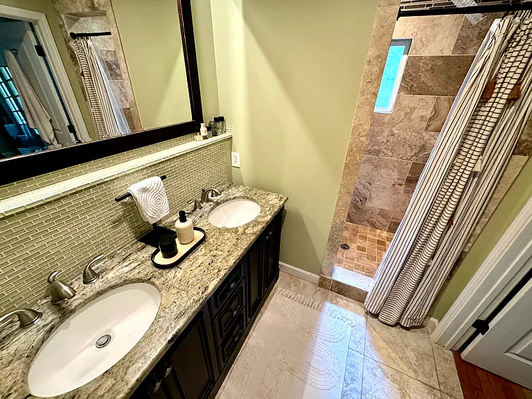 Ensuite bathroom for primary bedroom