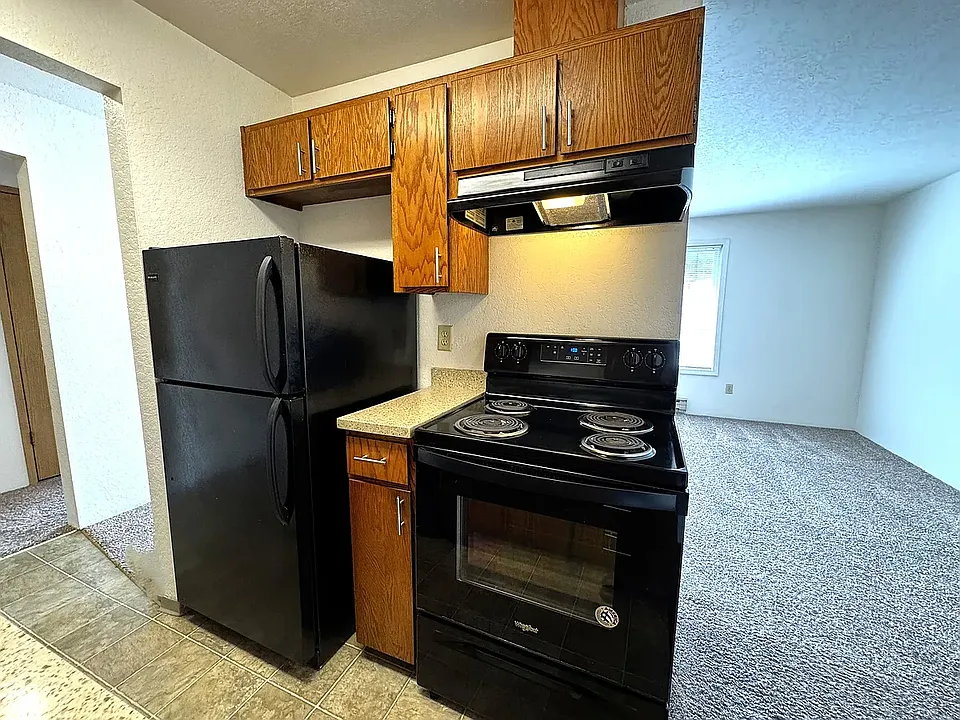 Kitchen with multiple storage cabinets