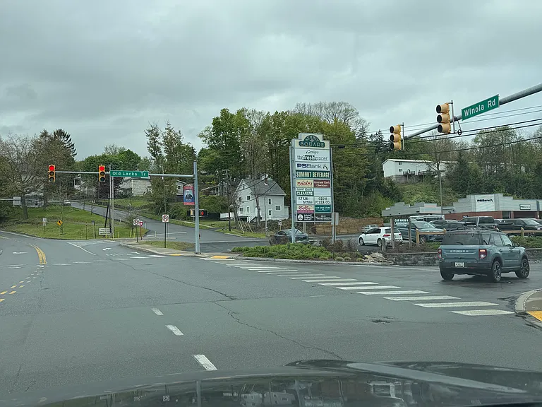 Outdoor shopping center - across the street from the property!!