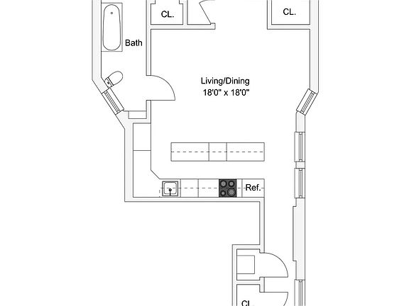2nd image of 613 E 6th St APT 4-A