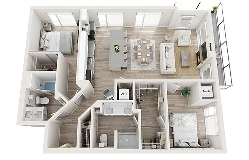 Floor plan D6