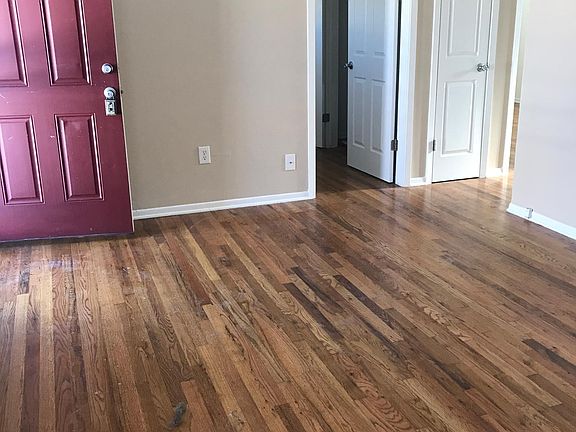 Real hardwood flooring throughout