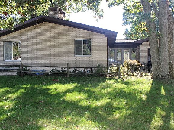 North side of the house