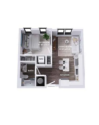 Floor plan A7A