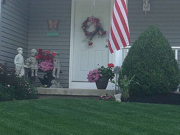 Front yard in May