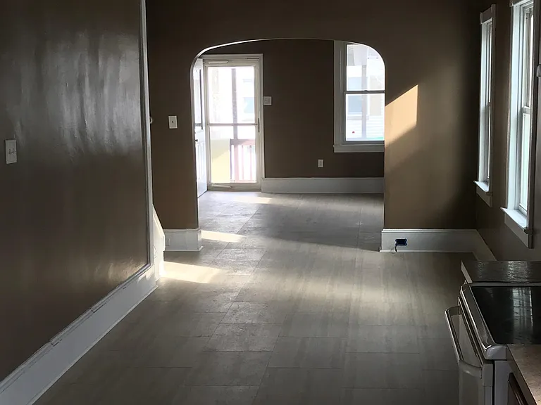 Kitchen looking towards porch enterance