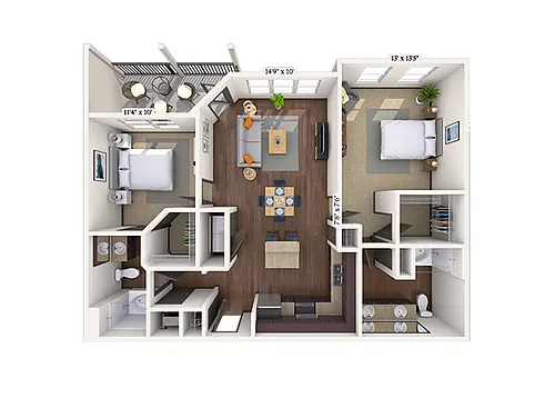 Floor plan Whitaker