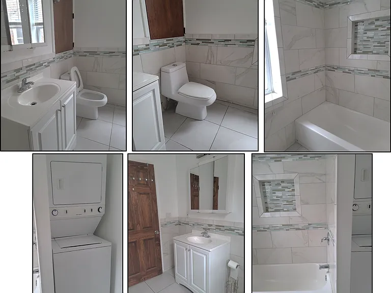 Bathroom and Washer and Dryer