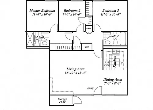 Floor plan C1