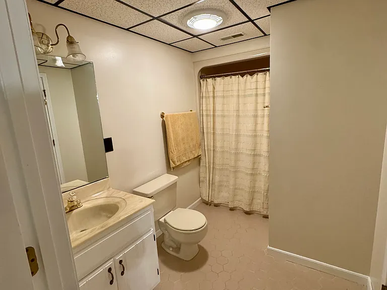 Basement bathroom