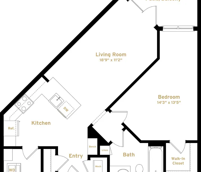 2A4 - Phase 2 Modern floor plan The Boulevard (SC)