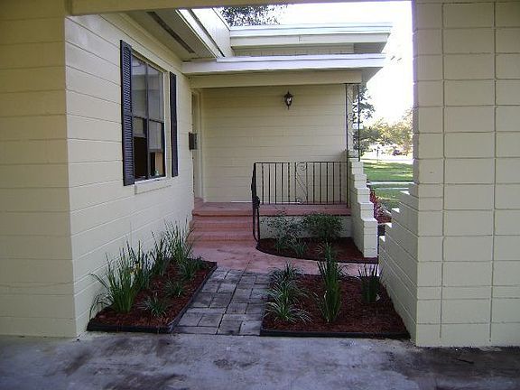 Walkway to carport