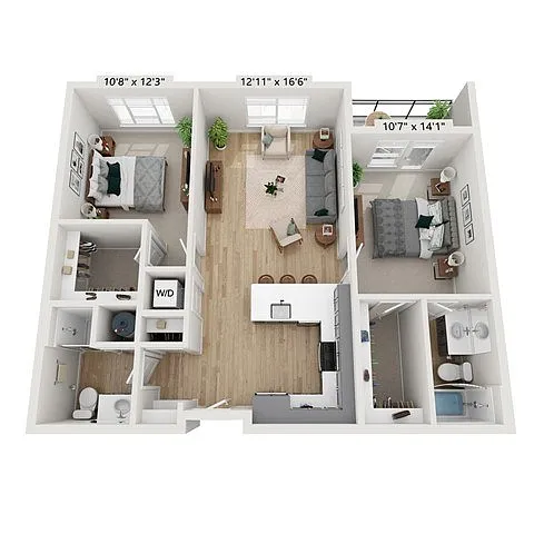 Floor plan B2