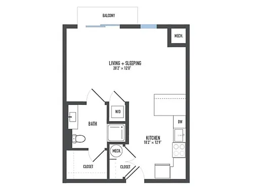 Floor plan Wells