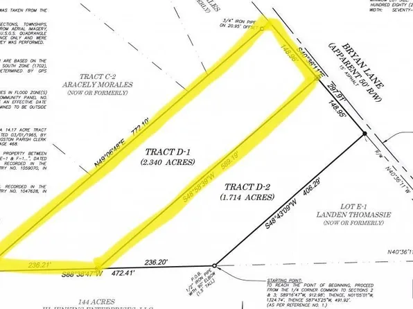 TRACT One Bryan Ln #D, Maurepas, LA 70449