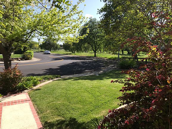 View from front door to park