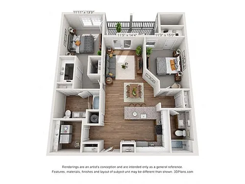 Floor plan Mitchell