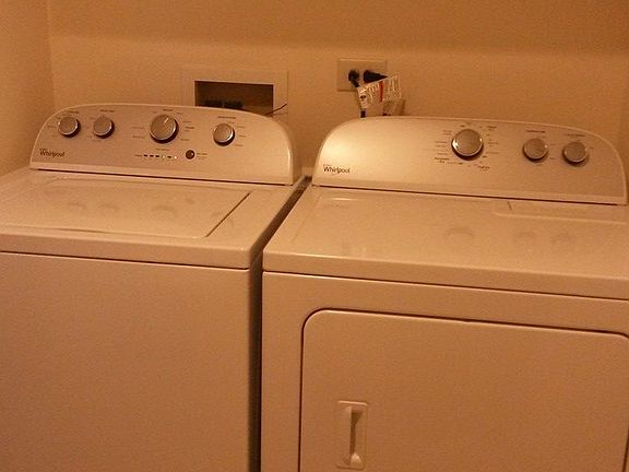 new washer and dryer