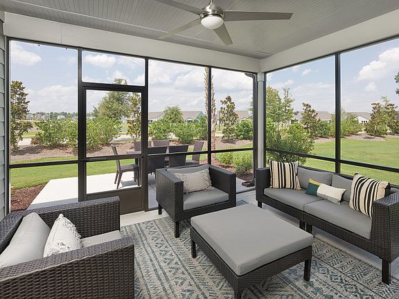 Screened Porch and Concrete Patio - Representative Photography