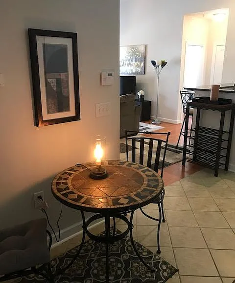 Bistro table for two