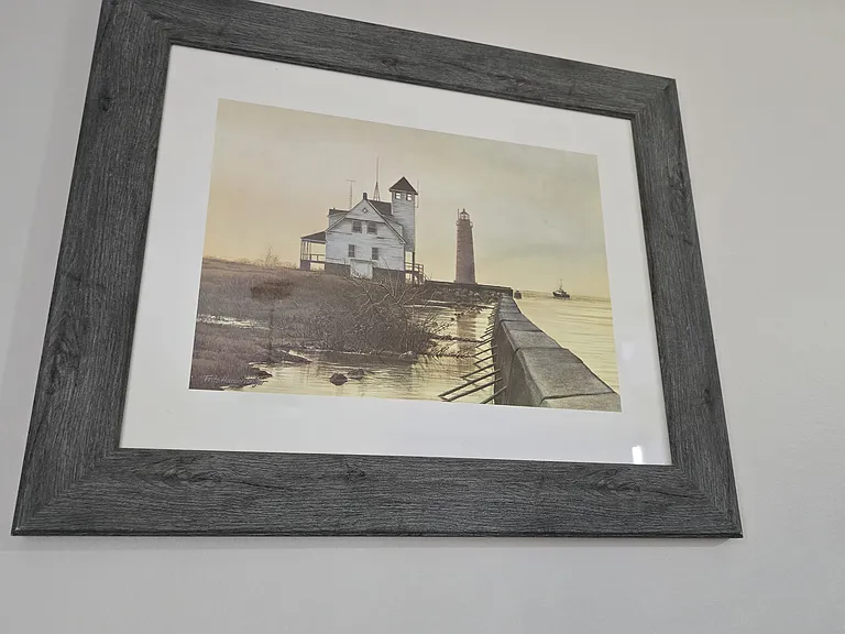 Neighborhood picture of the old coast guard station/channel area.