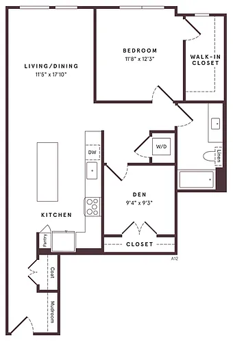 Floor plan A12 Den
