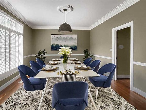 Large formal dining room