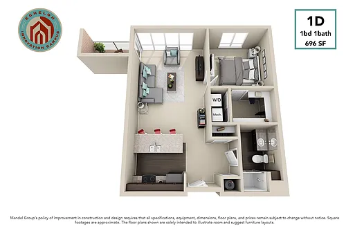 Floor plan 1D