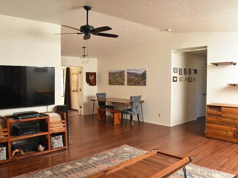 Dining area from living room.