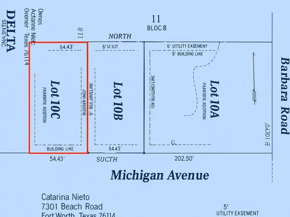 LOT-10C Michigan Ave, Fort Worth, TX 76114