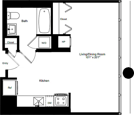 Floor plan Studio C 7