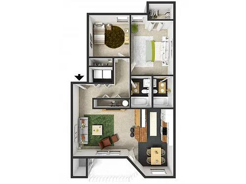 Floor plan Cambridge
