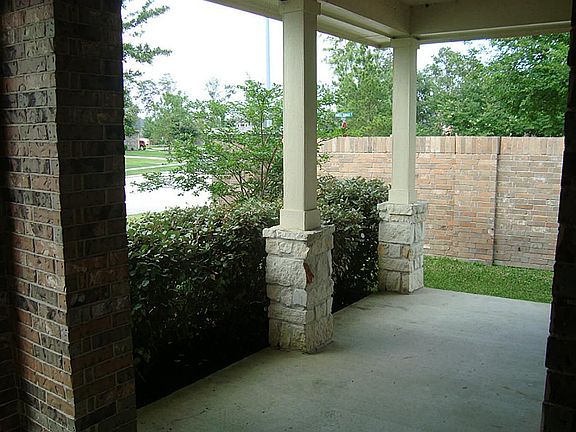 Huge porch for two rocking chairs!