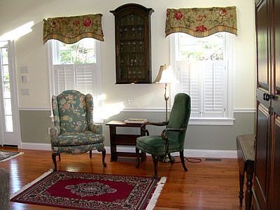 Living room with open floor plan