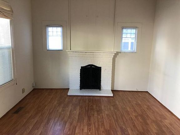 Living room with fireplace